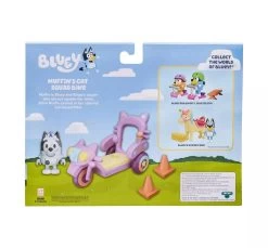 Bluey Muffin's Cat Squad Bike Playset With Muffin Figurine -Little Wonder Shop MOO0128 2