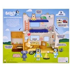Bluey Caravan Adventures Playset With Exclusive Jean Luc Figurine -Little Wonder Shop MOO0131 3