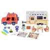 Bluey 4WD & Caravan Adventures Playset Bundle