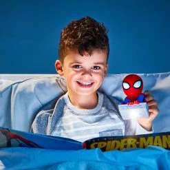 Spiderman GoGlow 2 In 1 Night Light & Torch -Little Wonder Shop MOO0190 2