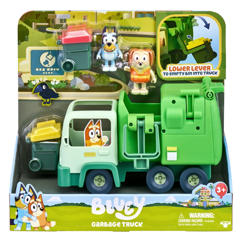 Bluey Bin Night Garbage Truck Playset 1 Bluey Bin Night Garbage Truck Playset