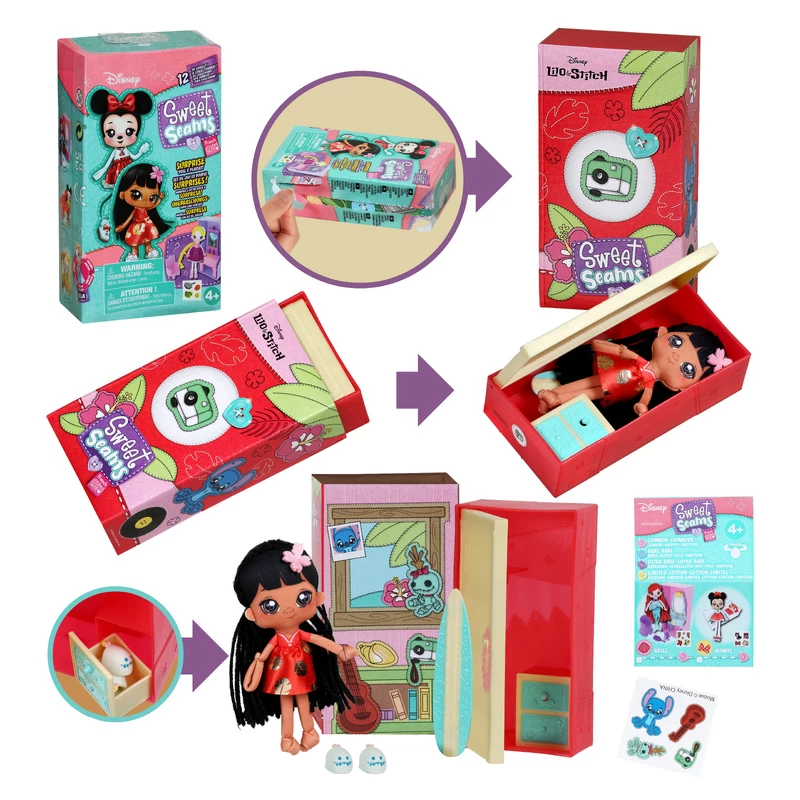 Disney Sweet Seams Lilo Surprise Doll & Playset Single Pack 2 Disney Sweet Seams Lilo Surprise Doll & Playset Single Pack - Image 2