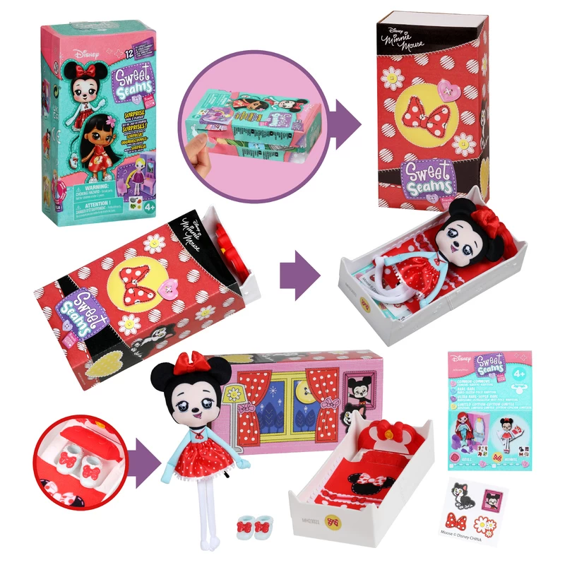 Disney Sweet Seams Minnie Mouse Surprise Doll & Playset Single Pack 2 Disney Sweet Seams Minnie Mouse Surprise Doll & Playset Single Pack - Image 2