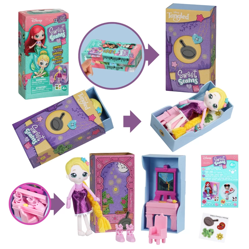 Disney Sweet Seams Rapunzel Surprise Doll & Playset Single Pack 2 Disney Sweet Seams Rapunzel Surprise Doll & Playset Single Pack - Image 2