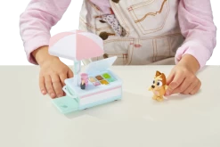 Bluey Ice Cream Cart With Bingo Figurine Vehicle Playset -Little Wonder Shop MOO0281CART 2