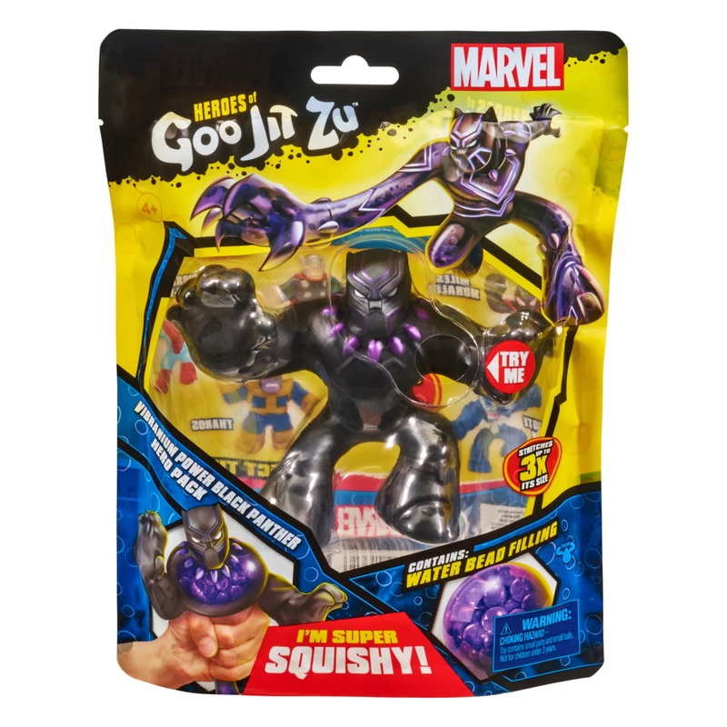 Heroes Of Goo Jit Zu Marvel Vibranium Power Black Panther Hero Pack Series 4 3 Heroes Of Goo Jit Zu Marvel Vibranium Power Black Panther Hero Pack Series 4 - Image 3