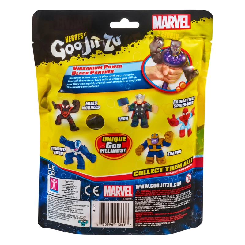 Heroes Of Goo Jit Zu Marvel Vibranium Power Black Panther Hero Pack Series 4 4 Heroes Of Goo Jit Zu Marvel Vibranium Power Black Panther Hero Pack Series 4 - Image 4