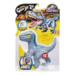 Heroes Of Goo Jit Zu Jurassic World Blue Velociraptor Hero Pack Series 1 -Little Wonder Shop MOO0299BLUE 2