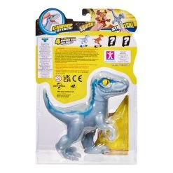 Heroes Of Goo Jit Zu Jurassic World Blue Velociraptor Hero Pack Series 1 -Little Wonder Shop MOO0299BLUE 3