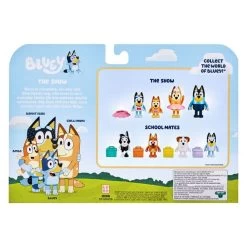 Bluey Showtime Family Mini Figurines 4 Pack -Little Wonder Shop MOO0357SHOWTIME 2
