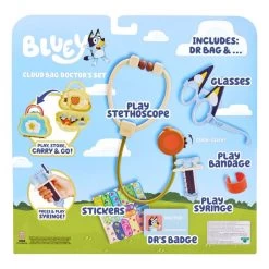 Bluey Cloud Bag Doctor's Playset 7 Pieces -Little Wonder Shop MOO0359 3