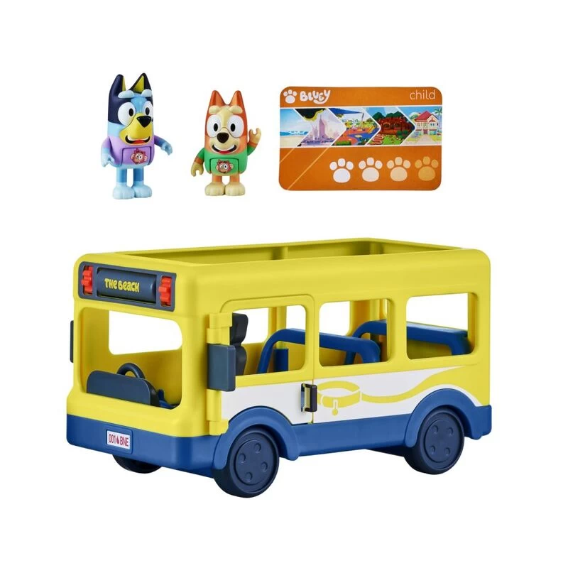Bluey's Brisbane Adventure Bus Playset With Figurines 2 Bluey's Brisbane Adventure Bus Playset With Figurines - Image 2