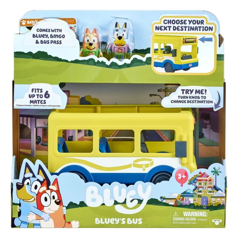Bluey's Brisbane Adventure Bus Playset With Figurines 1 Bluey's Brisbane Adventure Bus Playset With Figurines