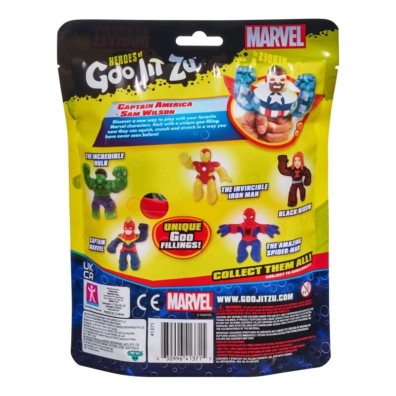 Heroes Of Goo Jit Zu Marvel Captain America Sam Wilson Hero Pack Series 5 4 Heroes Of Goo Jit Zu Marvel Captain America Sam Wilson Hero Pack Series 5 - Image 4