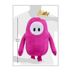 Fall Guys Original Pink Large Plush Toy 45cm 7 Fall Guys Original Pink Large Plush Toy 45cm -Little Wonder Shop MOO0419OP 3