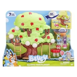 Bluey Tree Playset With Fairy Crown Bluey & Fairy Figures