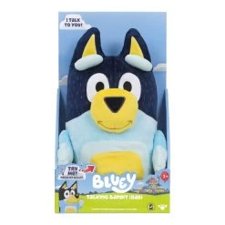 Bluey Talking Sound Effects Bandit (Dad) Plush Toy 33cm