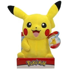 NINTENDO Pokemon Pikachu Laughing Plush Toy 30cm Yellow