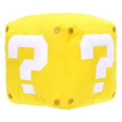 NINTENDO Super Mario Question Mark Coin Box With Sound Plush Toy 15cm