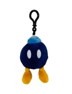 Mocchi Mocchi Mario Kart Bomb Clip On Plush Toy Small 12cm