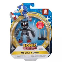 Sonic The Hedgehog Sonic Mecha Sonic Articulated Figure 10cm