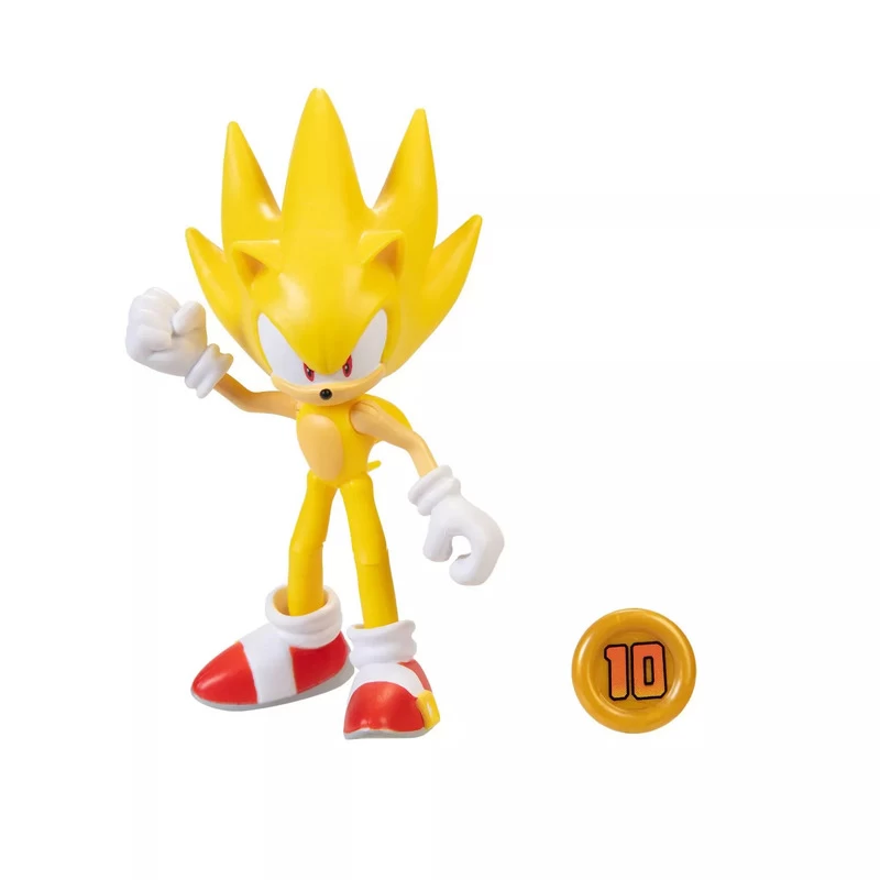 Sonic The Hedgehog Super Sonic Articulated Figure 10cm 2 Sonic The Hedgehog Super Sonic Articulated Figure 10cm - Image 2