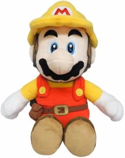 Nintendo Super Mario Builder Mario Plush Toy 25cm